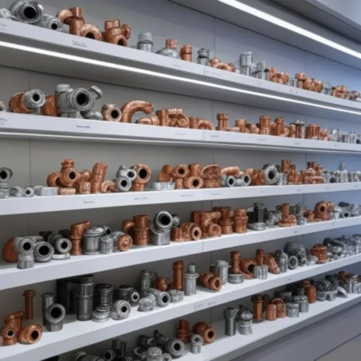 Felsőkategóriás idomszerelvények rendezett bemutatója